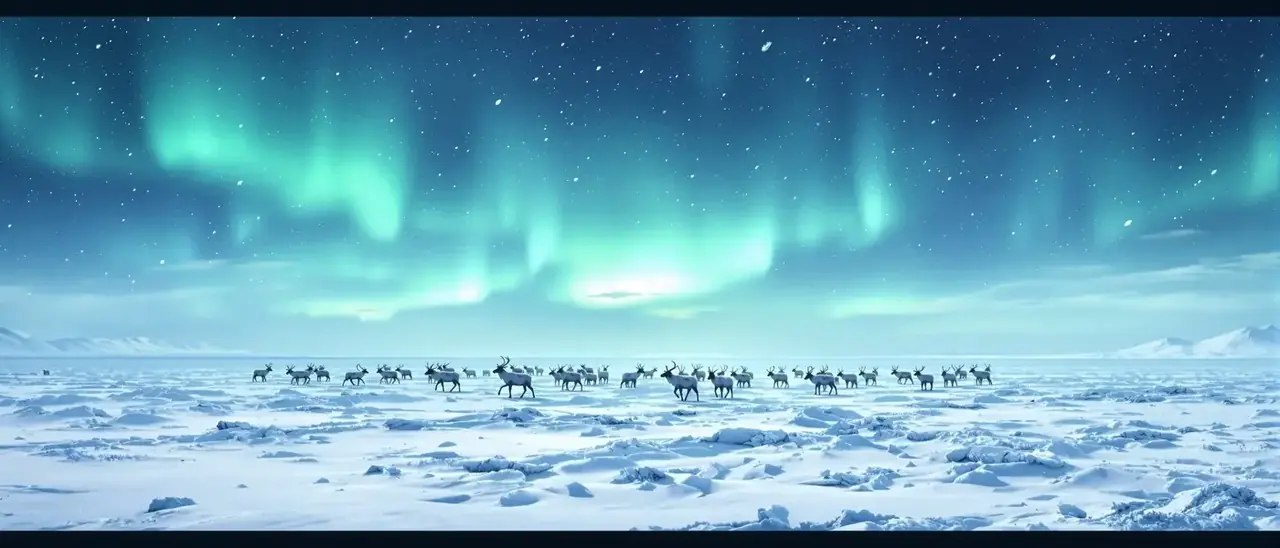 果果传媒 雪原纪录 极地雪原全景